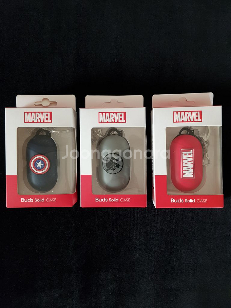마블 갤럭시 버즈 솔리드 케이스 3종--8