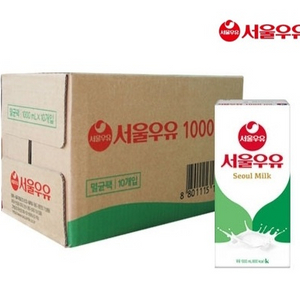 서울우유 멸균우유 1000ml 10팩