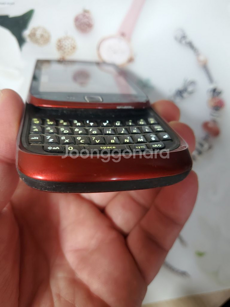올드폰 블랙베리 토치 9800 skt국내정발 희귀 수집--4