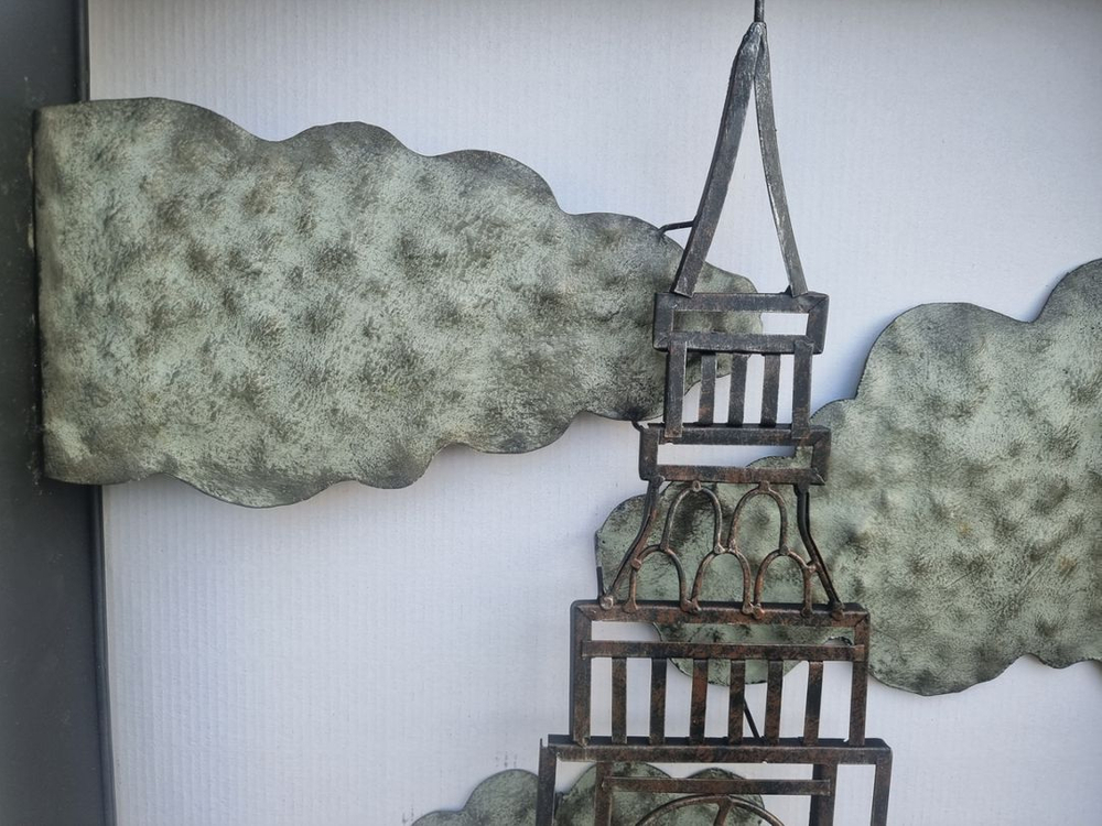 엠파이어 빌딩 철재 벽걸이 장식액자--1