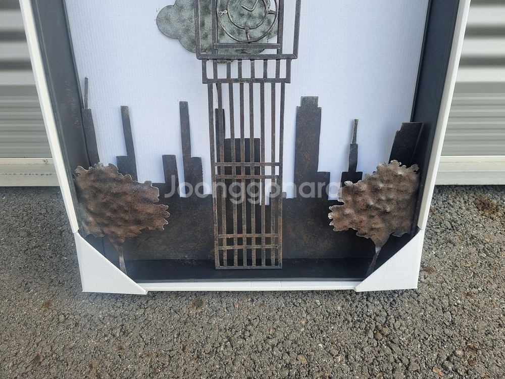 엠파이어 빌딩 철재 벽걸이 장식액자--3