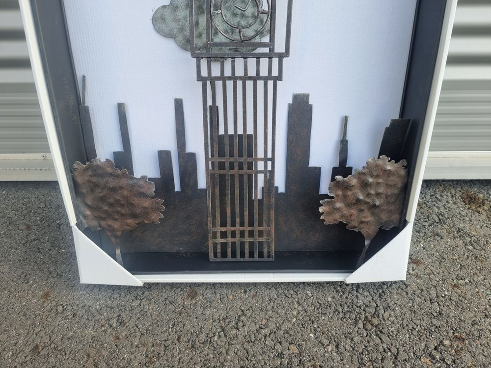 엠파이어 빌딩 철재 벽걸이 장식액자--3