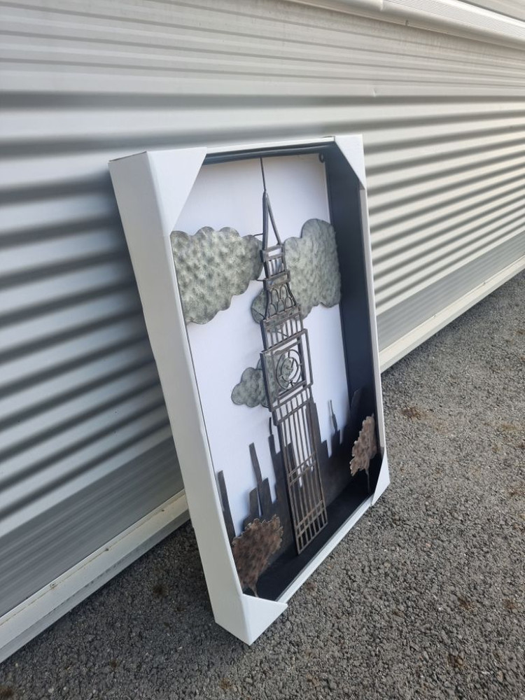 엠파이어 빌딩 철재 벽걸이 장식액자--4