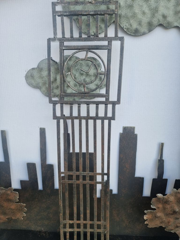 엠파이어 빌딩 철재 벽걸이 장식액자--2