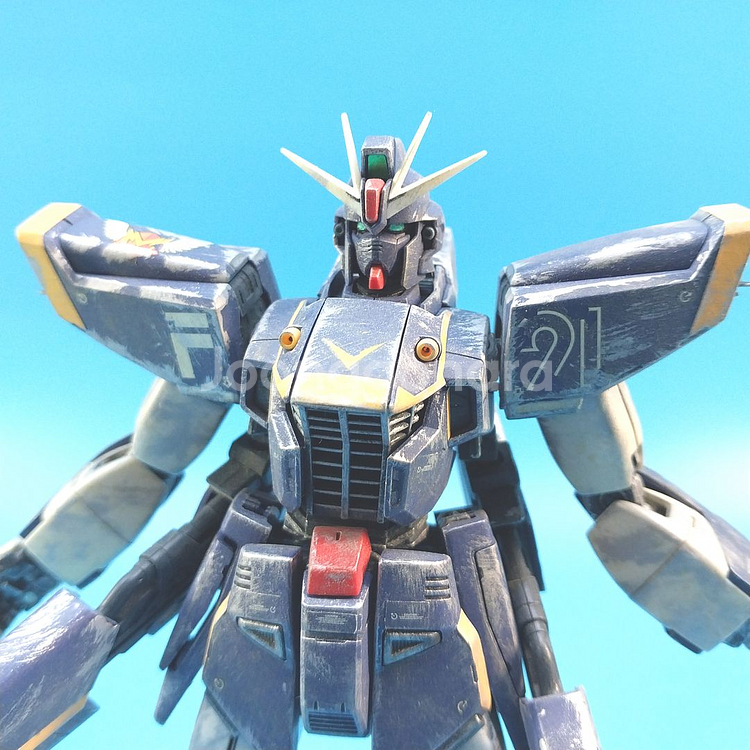 MG 건담 F91 포뮬러 해리슨마딘 전용기 웨더링--1