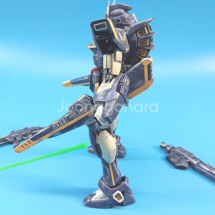 MG 건담 F91 포뮬러 해리슨마딘 전용기 웨더링--7