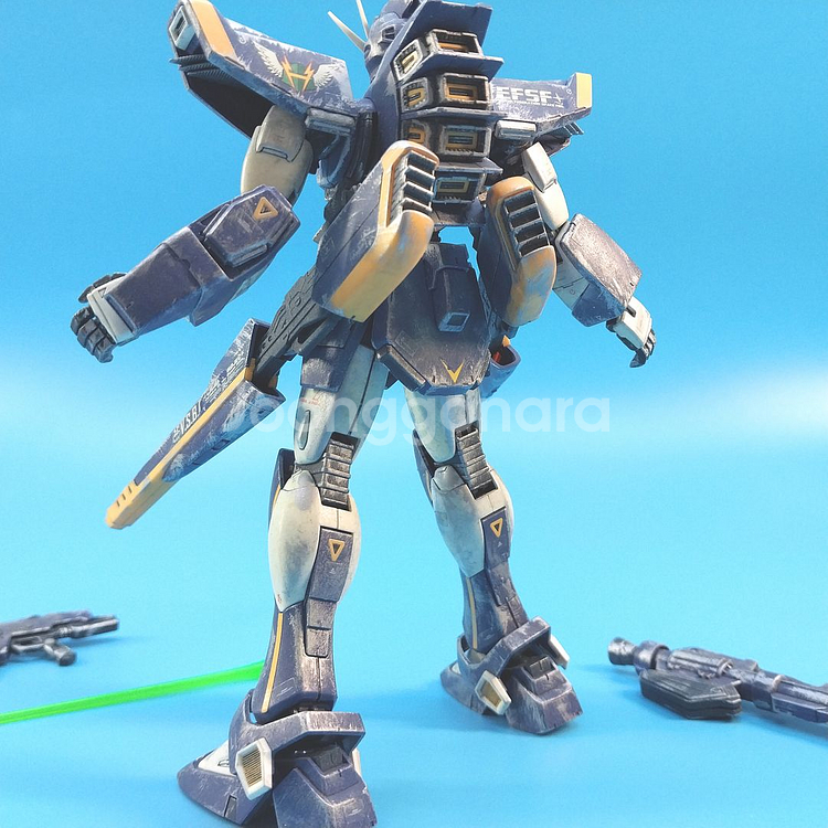 MG 건담 F91 포뮬러 해리슨마딘 전용기 웨더링--9
