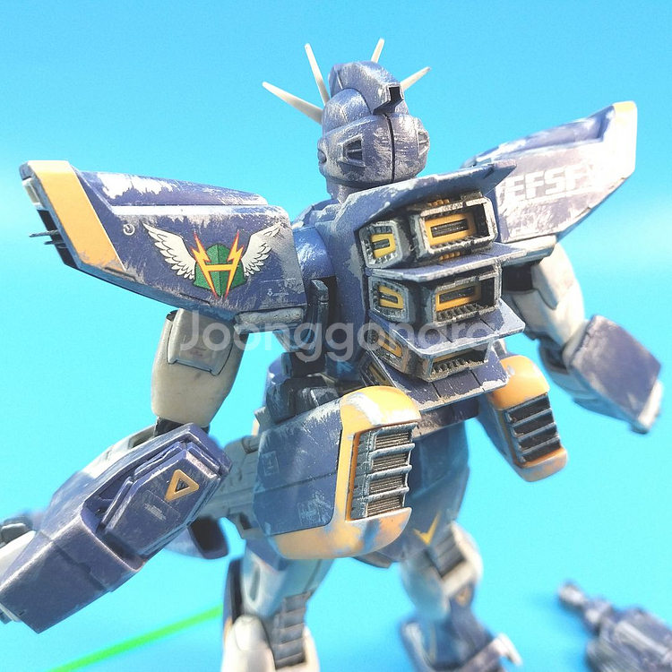 MG 건담 F91 포뮬러 해리슨마딘 전용기 웨더링--8