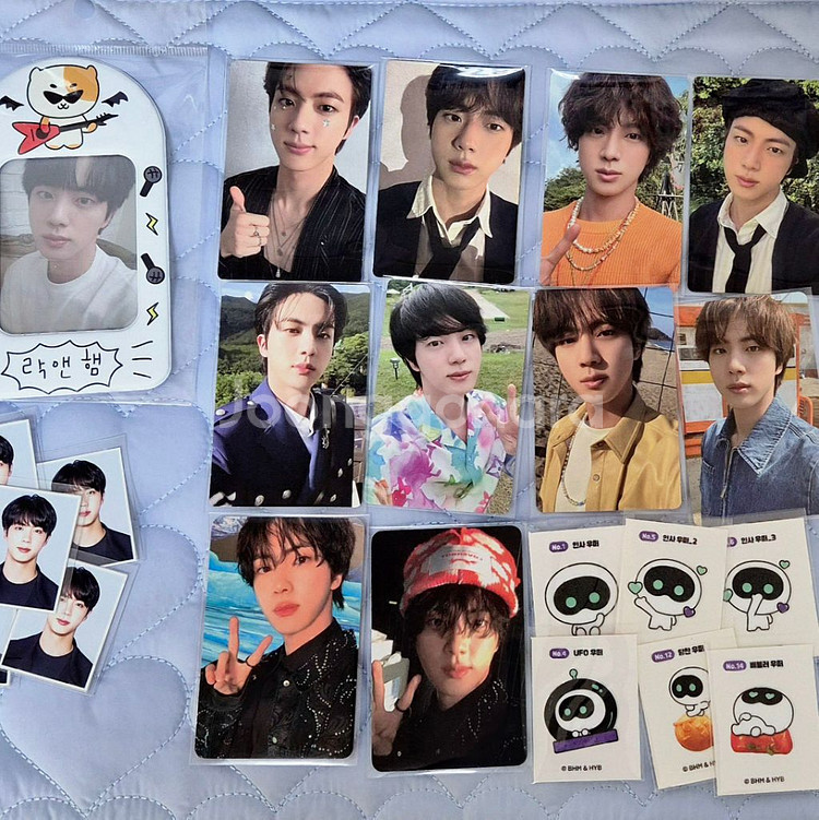 BTS 진 방탄소년단 김석진 포카 + 포카홀더 증사 등--1