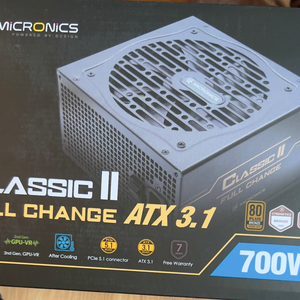 미개봉택포 마이크로닉스 700w 클래식2 컴퓨터 파워