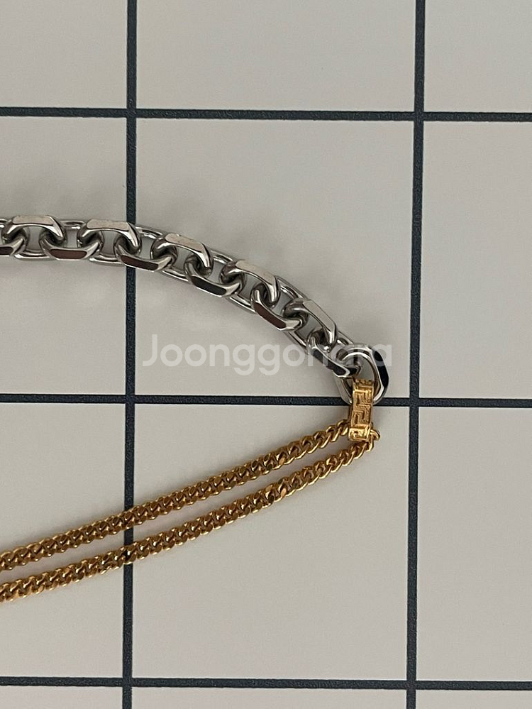 베르사체 목걸이 48cm 풀박스--7