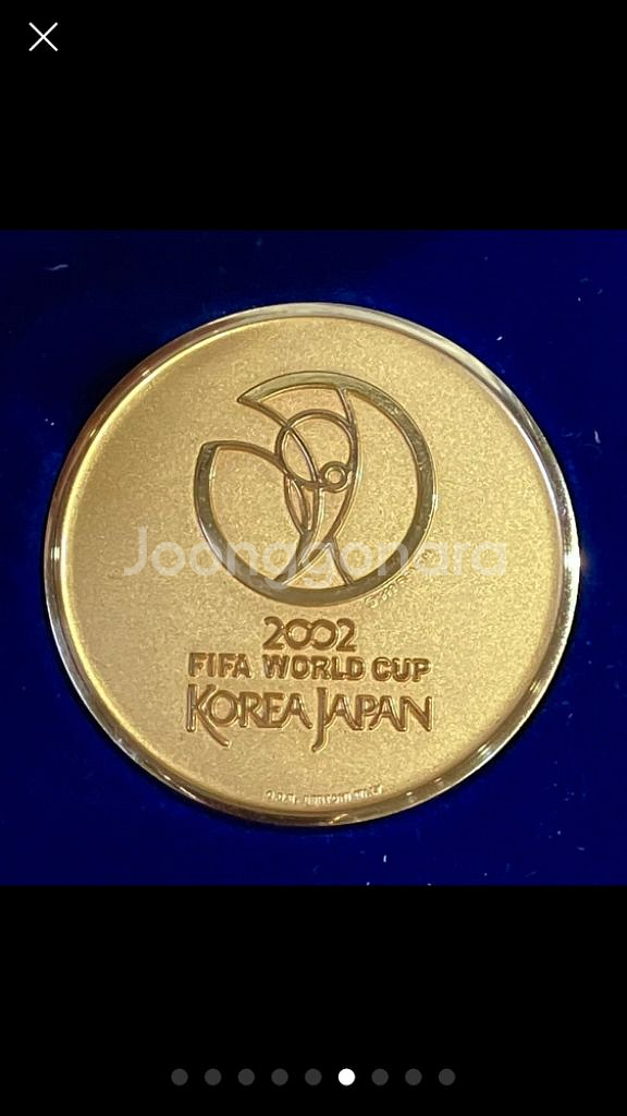 2002 월드컵 기념 메달 (이탈리아 베르토니 제작)--4