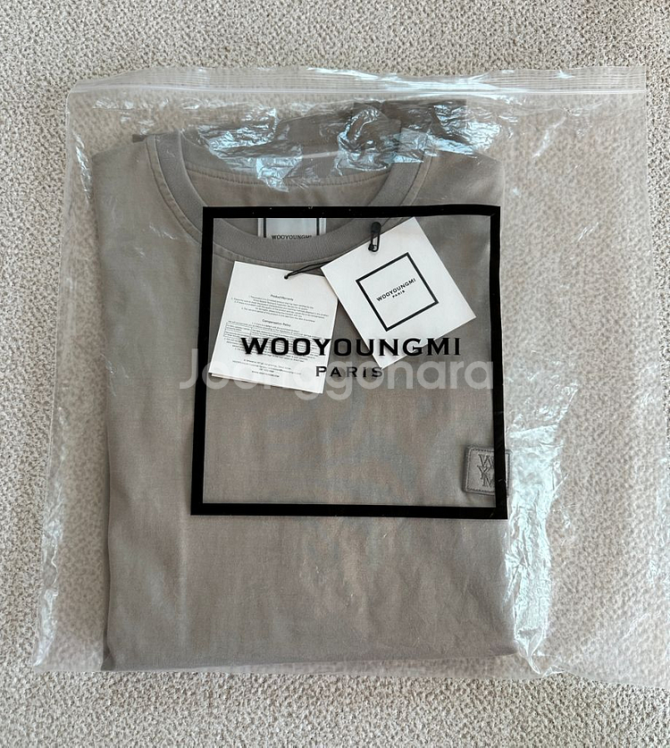 (52) 우영미 깃털 백로고 반팔티셔츠 23ss--1