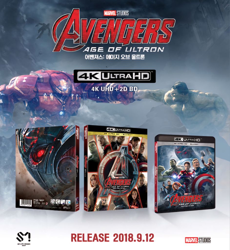 어벤져스:에이지 오브 울트론 2Disc(4K+2D)