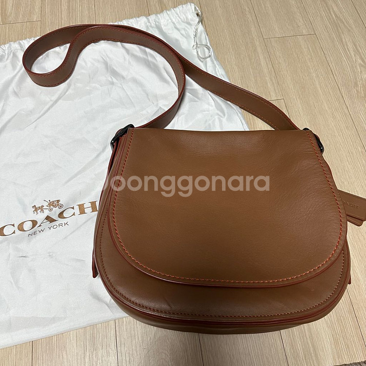 코치 가죽 가방 새들백 크로스백 COACH bag--2