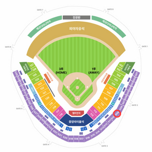 KBO 한국시리즈 2차전 KIA vs 삼성 2연석