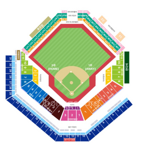 한국 시리즈 코시 4차전 1루 스카이석 통로 4연석