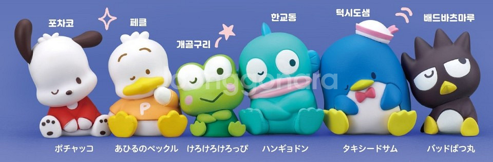 어깨쿵 산리오 피규어 케로피 배드바츠마루--2