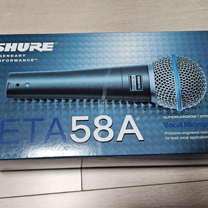 SHURE BETA58A 마이크팝니다