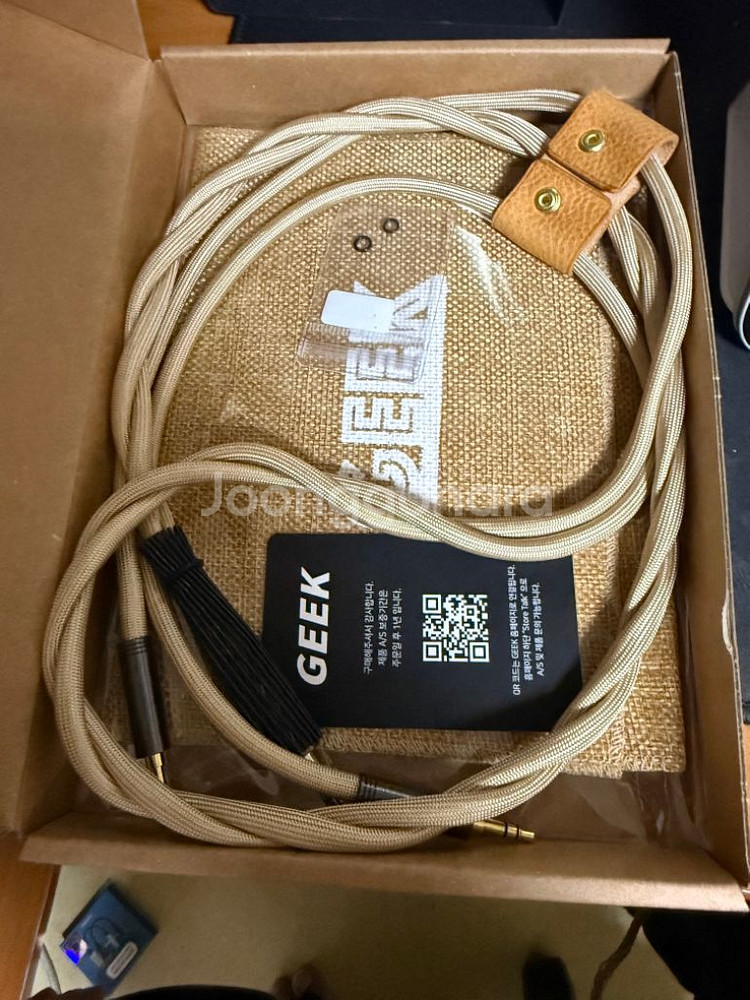 GEEK 16 awg dual 3.5 [하이파이맨 데논--1