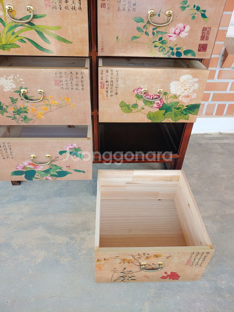 고가구 고서화6서랍장--4