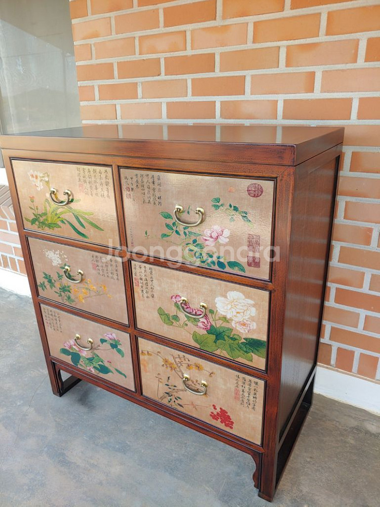 고가구 고서화6서랍장--2
