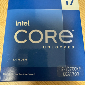 Intel Core i7 13700KF 팝니다