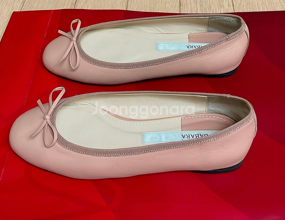 바바라 핑크 플랫 230 판매합니다--1