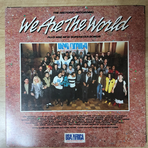 WE ARE THE WORLD 음반 (LP 턴테이블