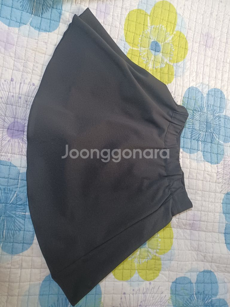 여성 플레어스커트 검정색--1