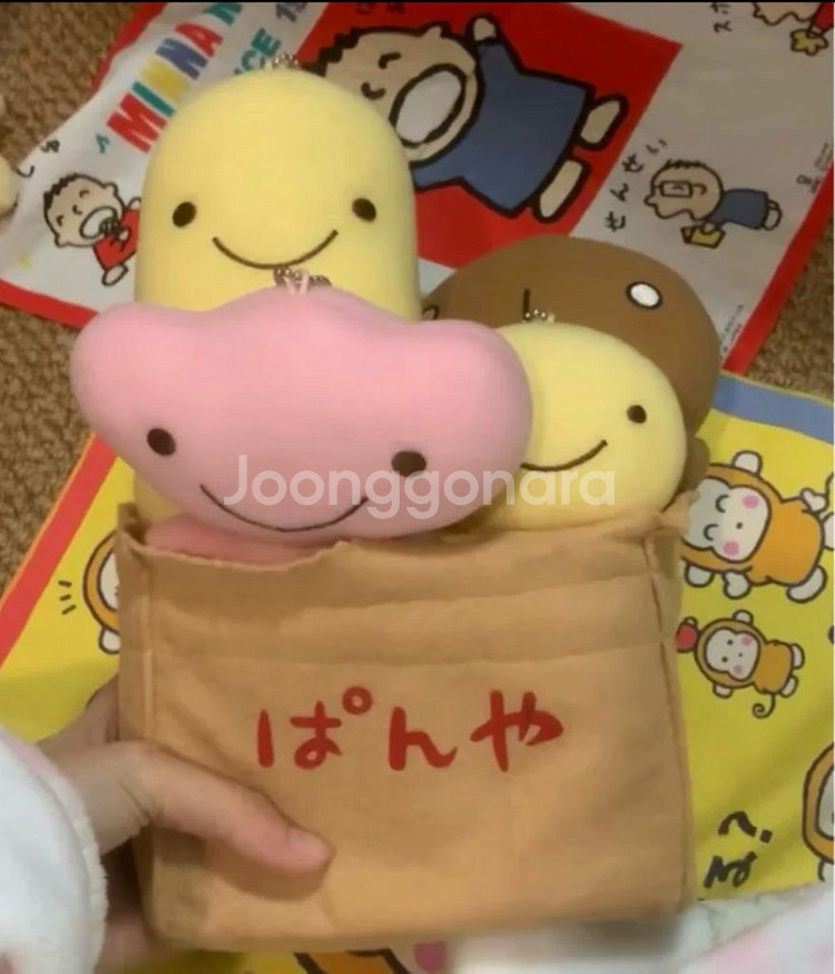 고전 코게빵 딸기빵 야끼소바 파인애플 인형 키링--2