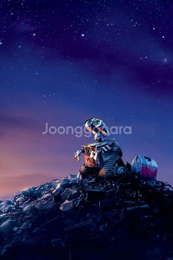 Pixar WALL-E 영화 월-e 절판 희귀 아트북--3