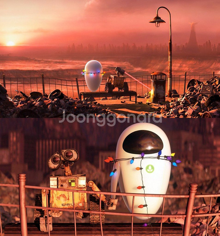 Pixar WALL-E 영화 월-e 절판 희귀 아트북--5