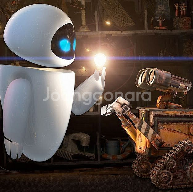 Pixar WALL-E 영화 월-e 절판 희귀 아트북--8