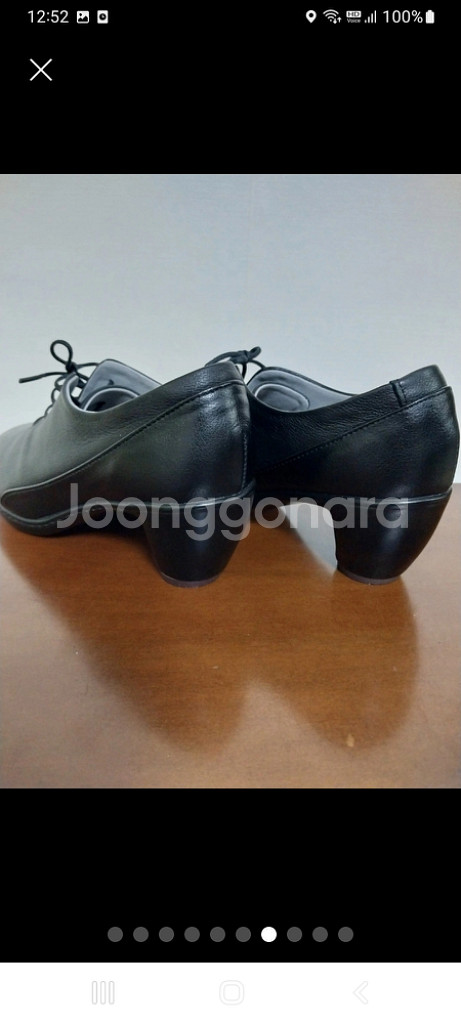 여성 NS쇼핑몰 쁘리마스샤샤 소가죽 블랙 구두 (235--6