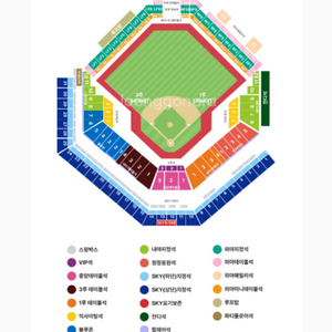 한국시리즈 3차전 1루 내야지정석 4연석