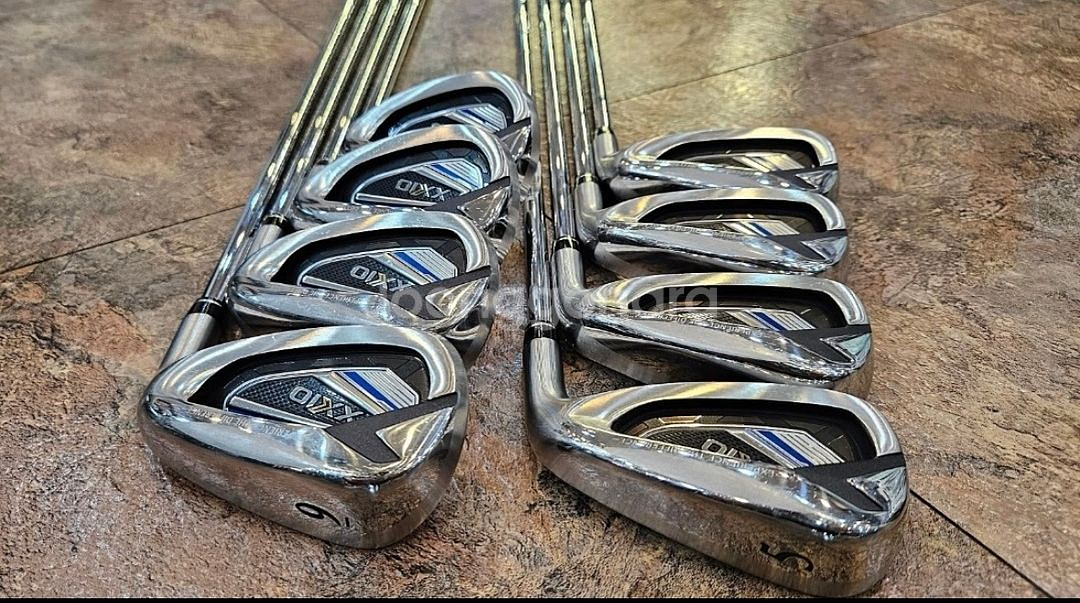 젝시오 12 아이언 8개(5-P, G,S) 경량스틸 R--1