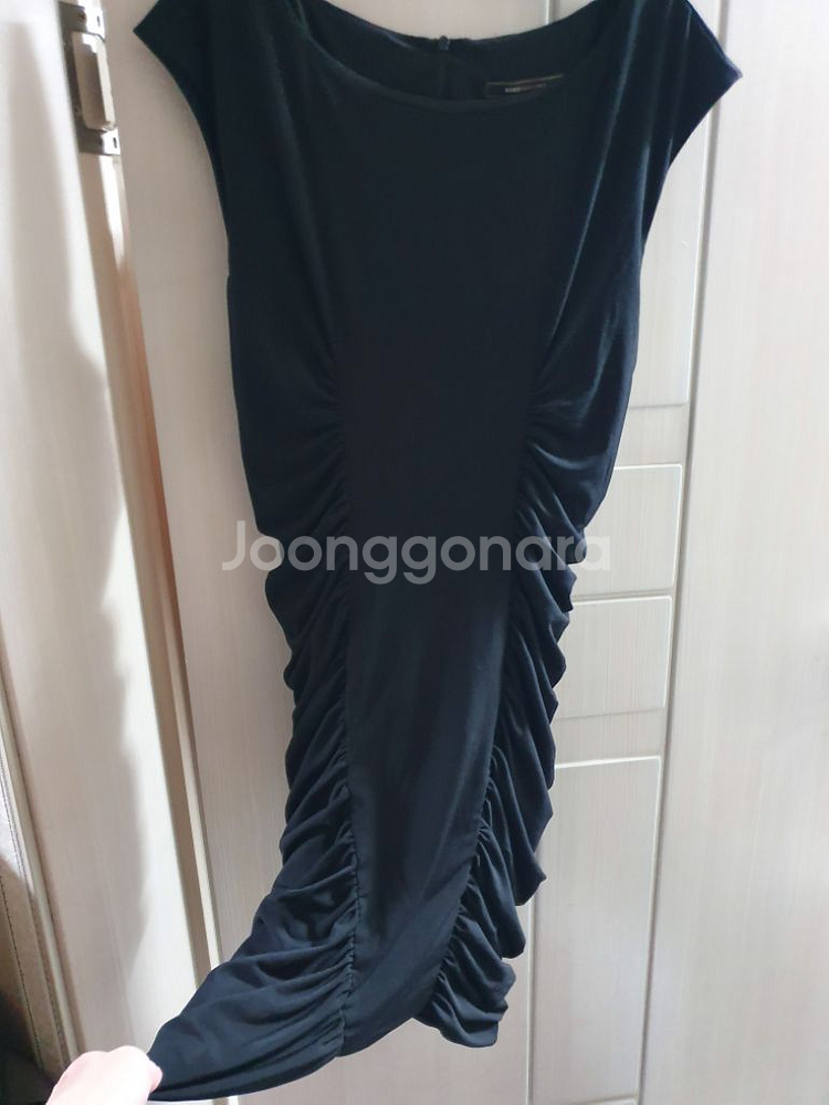 bcbg 막스 아즈리아 셔링 미디 원피스 L 섹시드레스--5