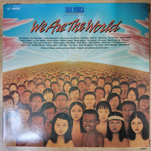 WE ARE THE WORLD SINGLE 음반 (LP