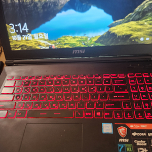 MSI 게이밍노트북 I5 7500HQ MX150