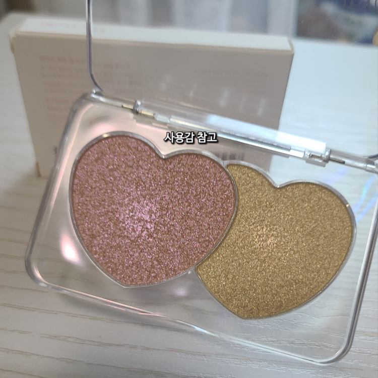 에뛰드 하트팝듀오 블러셔 엔비플래쉬(하이라이터)--2
