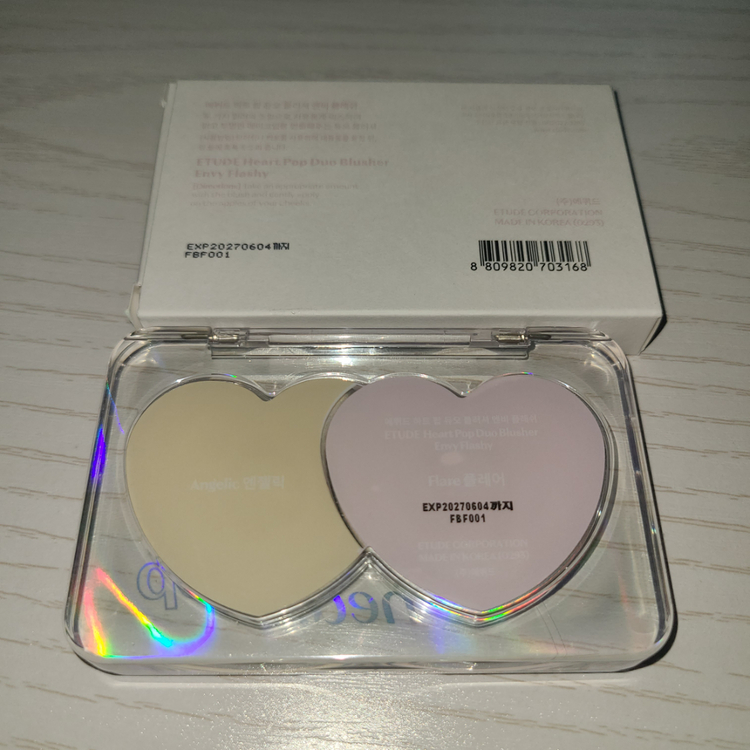 에뛰드 하트팝듀오 블러셔 엔비플래쉬(하이라이터)--3
