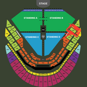 찰리푸스 콘서트 지정석 R 1층 103 구역 2연석