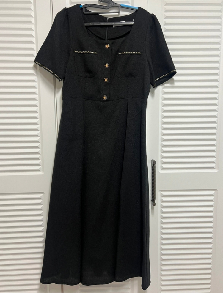 리리앤코 트위트롱원피스 통통녀원피스 결혼식하객룩 이미지