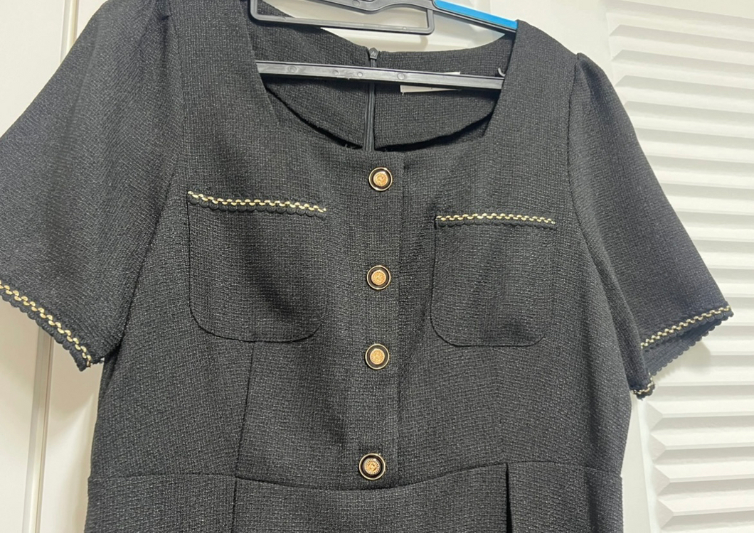 리리앤코 트위트롱원피스 통통녀원피스 결혼식하객룩 이미지