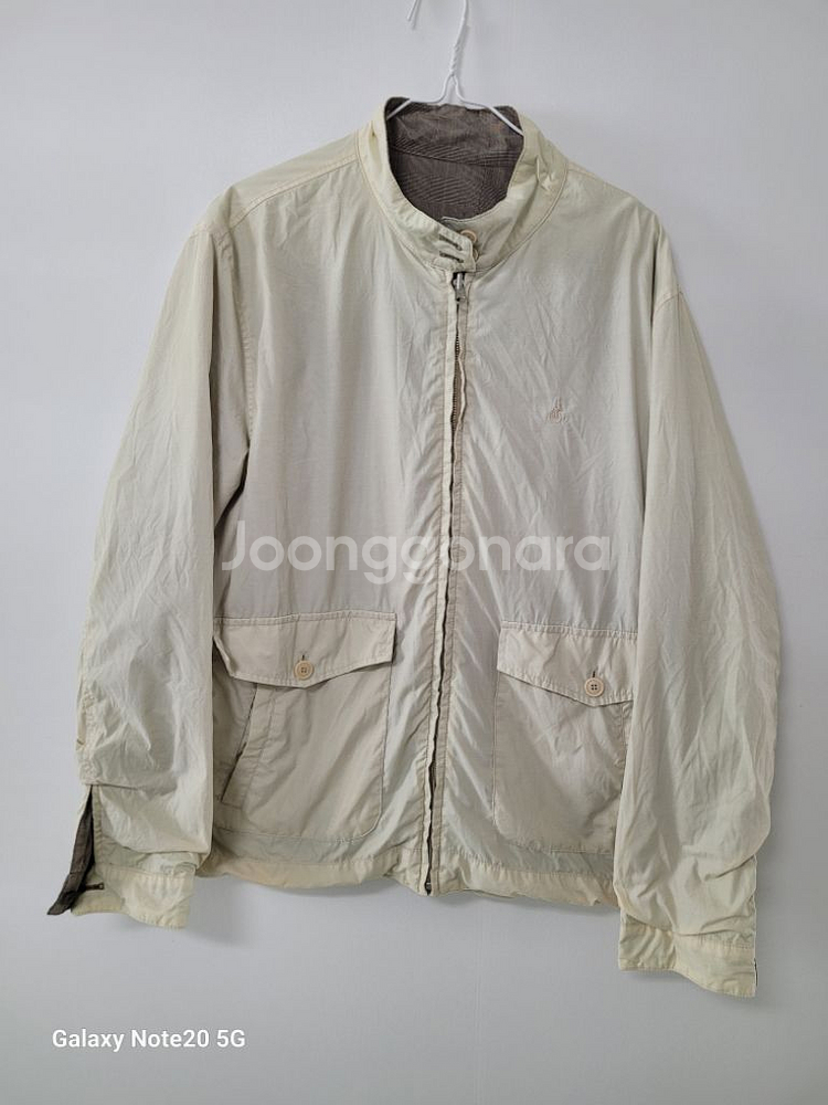 남성 빈폴 봄.가을 간절기 양면 블루종 (110)--1