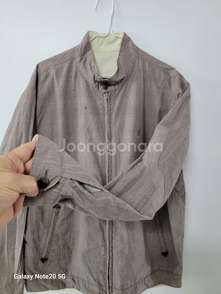 남성 빈폴 봄.가을 간절기 양면 블루종 (110)--4