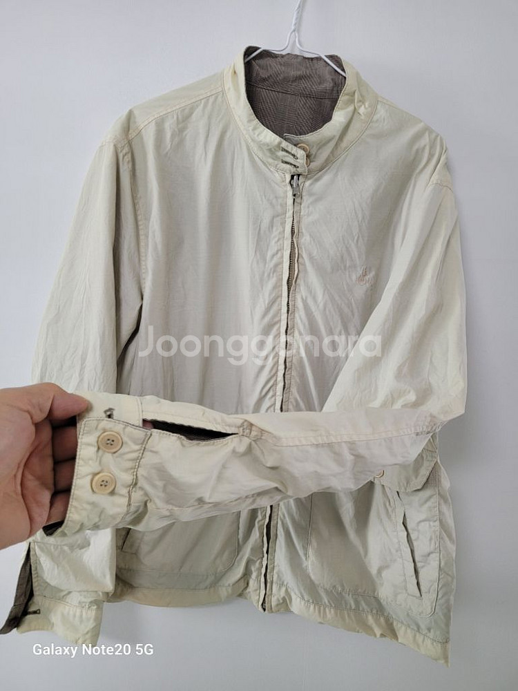 남성 빈폴 봄.가을 간절기 양면 블루종 (110)--8