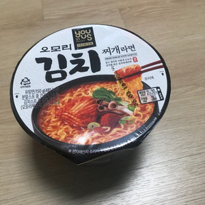 오모리 김치찌개 컵라면 팔아요