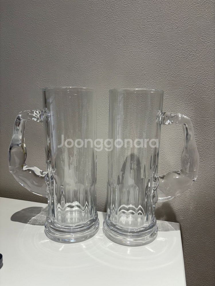 헬린이 이두박근 하이볼잔 맥주잔 자취 커플템 집들이--2